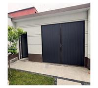 Puerta corrediza plegable de aleación de aluminio, partición invisible ignífuga para cocinas, baños, inodoros y centros comerciales, 78,7 x 203,2 cm