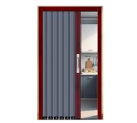 Puerta corrediza plegable plisada para cocina abierta interior, puerta interna extra ancha