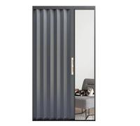 Puerta corrediza plegable, puerta interna con bloqueo, divisor de habitación para puerta, puerta delantera, exterior, opacidad magnética