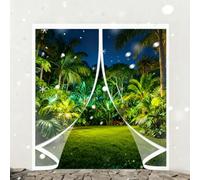 Puerta Cortina Invierno 120 x 235 cm Prueba de Viento Impermeable, Aislante Frio y Calor en Transparente Cortina Térmica para Invierno y Verano para Interior Exterior, A