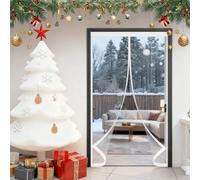 Puerta Cortina Invierno 70 x 125 cm Prueba de Viento Impermeable, Aislante Frio y Calor en Transparente Cortina Térmica, Térmica para Interior Exterior, A