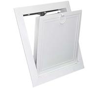 Puerta de acceso a ras pared, trampilla, panel metal con manijas, servicios baño, cubierta orificio inspección, montaje en techo para paneles yeso, plomería, electricidad(30x24in/76x61cm)