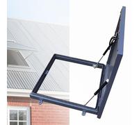 Puerta de Acceso a Techo de Acero Galvanizado de Alta Resistencia, Trampilla de Seguridad de Grado Comercial con Amortiguador de Gas, Trampilla Industrial Impermeable Personalizable 65*65cm