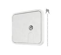 Puerta de acceso al cable de alimentación para RV, cubierta del compartimento de la , 1 unidad, trampilla para cable de alimentación para RV, accesorio de puerto compacto, accesorio de inspecc