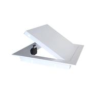 Puerta de acceso al techo con pestillo de empuje para fontanería y ventilación, construcción de metal duradero para una fácil instalación y acceso seguro