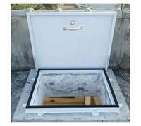 Puerta de Acceso al Techo Personalizada de 22 a 38 Pulgadas, claraboya ventilada para Mantenimiento de techos, Tapa de escotilla de Techo Resistente (25 x 34 Pulgadas / 63,5 x 86,3 cm)