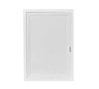 Puerta de acceso barbacoa pared cocina al aire libre, puerta de montaje empotrado aluminio 36 x 36 de alto manijas para estación parrilla, panel acceso a escotilla de inspección(34x48in/86x122cm)