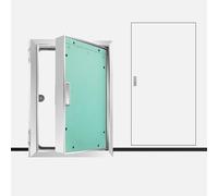Puerta de acceso con marco de aluminio para paredes de cartón yeso, escotilla de inspección oculta para fontanería y ático, panel de mantenimiento duradero para un fácil mantenimiento