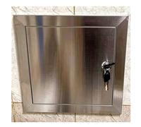 Puerta de acceso de acero inoxidable con cerradura y llave, panel universal de 4/10/16/30 pulgadas para pared/techo, cubierta de cableado oculta para barbacoa al aire libre, isla de barbacoa y uso