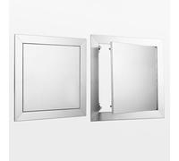Puerta de acceso de acero inoxidable con pestillo táctil, panel de acceso oculto para fontanería y cable, puertas de acceso de metal para un fácil mantenimiento e instalación