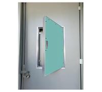 Puerta de Acceso de Aluminio - Panel Resistente Apto para baño, para conductos Resistentes al Fuego/Paneles de Yeso, Resistente a la Humedad (Izquierda, 800 x 1200 mm)