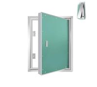 Puerta de acceso de fontanería con mango de metal, panel decorativo de cubierta de pestillo para paneles de yeso y sistemas de aspersión, escotilla de acceso de 70 x 100 cm