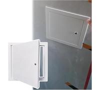Puerta de acceso de metal resistente con llave | Acceso secreto al suelo de 35 x 75 cm para reparación eléctrica y de circuitos | Puerta de servicio y cubierta de sifón de 14 x 30 pulgadas