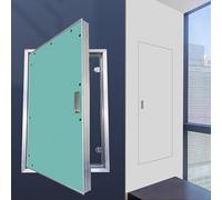 Puerta de acceso de placas de yeso, panel de pared oculto con cerradura para fontanería, acceso eléctrico, puerta invisible