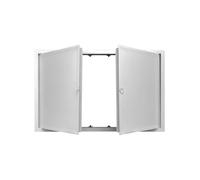 Puerta de acceso doble al aire libre para inspección de paredes de hormigón, 900 x 820 mm, cubierta de acceso para tuberías de ducha e inodoro, placa de inspección de cocina, puerta de utilidad