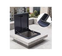 Puerta De Acceso Multiusos De Acero Con Cerradura for Espacios De Acceso. Ideal for Entrada De Emergencia, Ventilación Y Tapa De Pozo, Brindando Seguridad De Alta Resistencia.(95x90cm/37.4x35.4in)