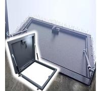 Puerta de Acceso Premium para escotilla de Techo en sótanos, Placa de Cubierta Impermeable para Techo, Salida Segura para Pozo de Registro/sótano con Junta de Sellado y m