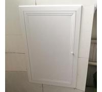 Puerta de acceso, puerta de servicio de paneles de yeso con asa, panel de cubierta de pared empotrado para sistemas de conductos eléctricos, ideal para instalaciones de ático