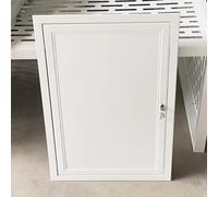 puerta de acceso, Puerta metálica resistente con pestillo de llave, acceso oculto for tuberías y cables(WxH(14x28in))