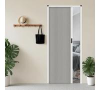 Puerta de acordeón interior retráctil deslizante plegable con accesorios, divisor de habitación personalizable para dormitorio, baño, patio, cocina, caravana