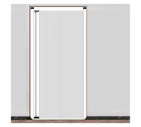 Puerta De Acordeón Interior Sin Perforación, Puerta Plegable Concertina Retráctil For El Hogar Con Marco De Aluminio, Puerta Corredera Interior For Balcón, Dormitorios(Giallo,(81.3x203.2cm)32x80in)