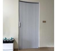 Puerta de acordeón opaca personalizada, puerta plegable de panal, puerta temporal retráctil con asa y cierre magnético para dormitorio, 230 x 180 cm
