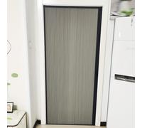 Puerta de acordeón para Dormitorio, tamaño Personalizado, Gris, de 170 a 200 cm de Alto, Interior con Tirador, Tela Celular, retráctil, Divisor de Ducha Plegable