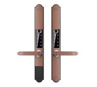 Puerta de aluminio con doble huella digital Cerradura impermeable para exteriores Tuya inteligente Cerraduras de puerta con huella digital,Cerraduras de puerta digitales,Cerraduras de puerta con llave