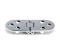 Puerta de armario ajustable Bisagra oculta de 180 grados Bisagras de muebles Mesa plegable Flush Montado bisagras Hardware Bisagra plegable Aleación de zinc Invisible Muebles Adaptación Hardware