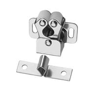 Puerta de armario - profesional avanzado de bloqueo de puerta de metal con resorte de metal, mecanismo de cierre de rodillo de tensión de doble bola con cuentas decorativas, perfecto para