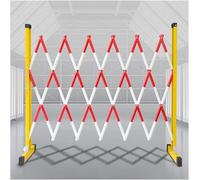 Puerta de barrera de tráfico portátil retráctil | Puerta de seguridad de acero expandible | Barrera plegable para control de carretera | Solución duradera de gestión del tráfico