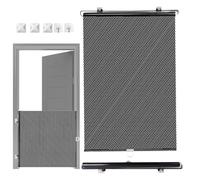 Puerta de bebé retráctil | Puerta de escalera para perros | Puertas de seguridad de malla extra altas | Vieja animal Barreras de gato multifuncionales de 40x125 cm para escaleras, cocina, pasillo, sal