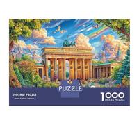Puerta de Brandeburgo Rompecabezas 1000 Piezas,Puzzle Difícil para La Familia - Tiempo De Calidad Y Diversión 38x26cm/1000pcs