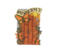 Puerta de casa de de en Miniatura, Puerta de para árbol - Puertas de casa en Miniatura de,Decoración de Puerta de de niña navideña de Resina para balcón, Barcos, terraza,