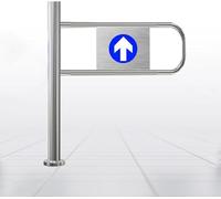 Puerta de cierre automático universal de metal industrial de almacén de seguridad de mercado(Left,100 * 100cm)