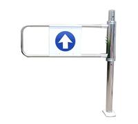 Puerta de cierre para puerta de entrada, puerta peatonal para almacén, diseño oscilante izquierdo, 50 x 103 cm, barrera