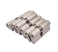 Puerta de cilindro con llave principal Cerradura para puerta de entrada interior 60 mm 70 mm 80 mm Cilindro de cierre excéntrico misma llave Personalizado(X70-S-Y)