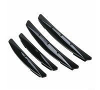 Puerta de coche para tiras de protección de bordes, juego de 4 piezas para una mejor defensa contra arañazos (negro)