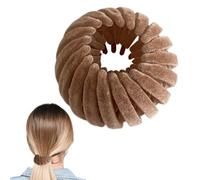 Puerta De Cola De Caballo - Pinzas De Pelo Mágicas De Terciopelo Para Pájaros - Filas De Seguridad Styling | Pony Cotail Bun Creation, Perfecto Para Cabello Largo, Corto, Rizado, Liso, A