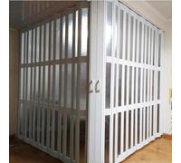 Puerta de concertina en forma de L, puerta plegable de esquina de cocina, puerta plegable en forma de L, puerta plegable de PVC personalizada para patio, balcón, baño, armario con riel superior y