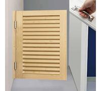 Puerta de despensa oscilante interior comercial con diseño de persiana, fácil instalación para restaurante, entrada de casa, balcón y pasillo