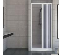 Puerta de Ducha 120 CM de PVC mod. Vergine con apertura Lateral