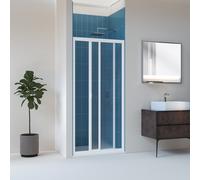 Forte Mampara de Ducha 150 CM de Acrílico Mod. Smart con Apertura Lateral