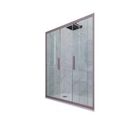 PUERTA DE DUCHA DESLIZANTE EN NICHO DE PVC LAVANDA MOD. GLAM