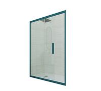 PUERTA DE DUCHA DESLIZANTE EN NICHO DE PVC VERDE NIGHT WATCH MOD. DECO