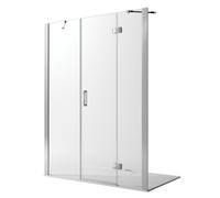 PUERTA DE DUCHA NICHO SALOON ABATIBLE MAMPARA CABINA BAÑO DE 90 A 165CM ANTICAL