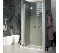 PUERTA DE DUCHA NICHO SALOON HOJA ABATAIBLE CRISTAL DUCHA BAÑO ANTICAL