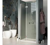 PUERTA DE DUCHA NICHO SALOON HOJA ABATAIBLE CRISTAL DUCHA BAÑO ANTICAL