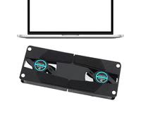 Puerta De Enfriamiento Para Laptop - Alfombrilla De Vidrio Para Laptop Plegable -ventilador - Alfombrilla De Frío Sin Ruido, Pasta De Enfriamiento Del Ventilador Para Portátil Para Almacenamiento