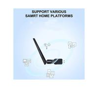 Puerta de Enlace USB con Adaptador ZigBee 3.0, Puerta de Enlace ZigBee Universal con Antena Compatible con Home Assistant OpenHAB ZigBee2MQTT